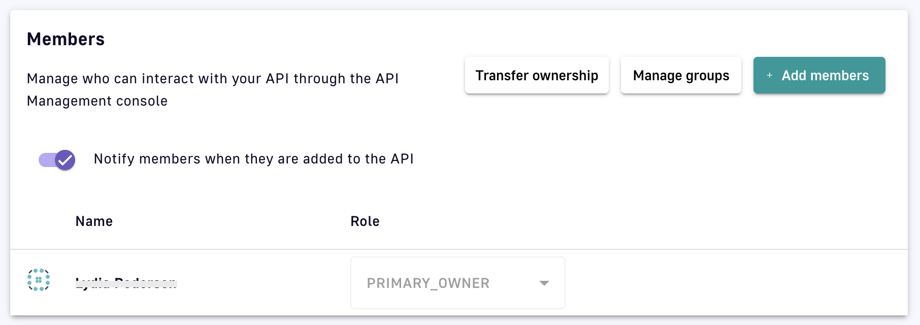 Configure user and group access
